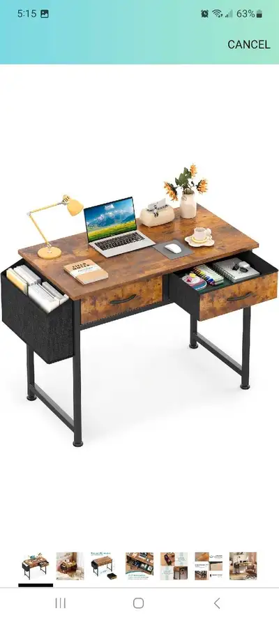 I'm selling a like-new CAIYUN computer desk, perfect for a home office or study space, featuring a w...
