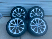 18 inch BMW rims and Michelin tires