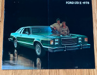 FORD AUTO BROCHURE FOR SALE