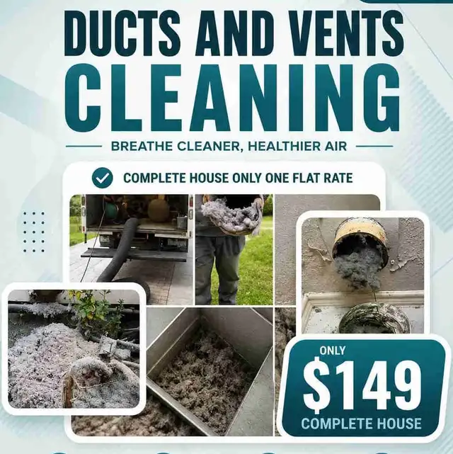 $149 Complete House Air Duct Cleaning | Calgary AB