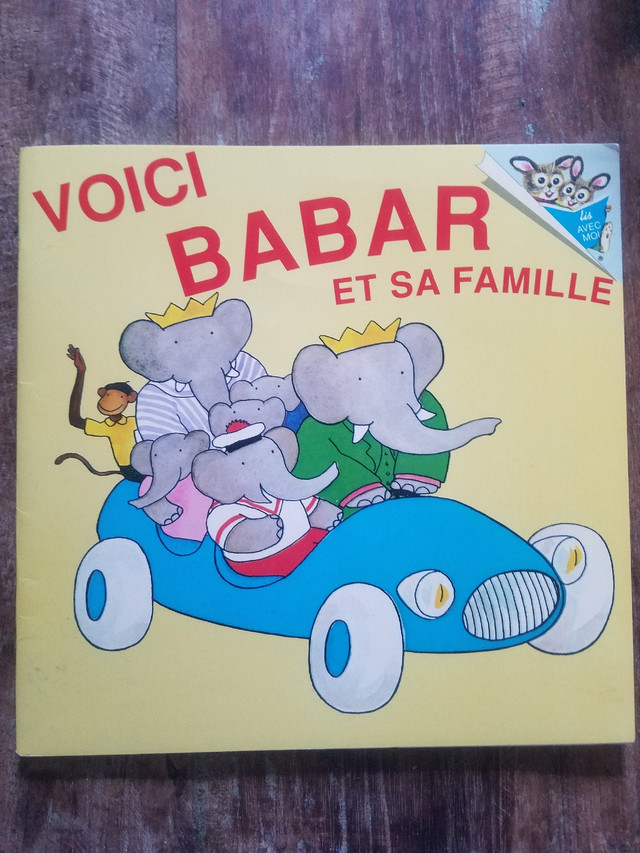 Vintage 1991 Babar livre enfant français héritage jeunesse book dans Livres jeunesse et ados  à Ville de Montréal