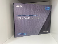 MSI PRO Z690-A DDR4 LGA 1700 Intel Z690 SATA 6Gb/s ATX Intel Mot