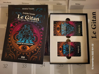 Coffret neuf. Le Gitan : cartomancie, tarot, consultation : guide de divination 3e éd. de Andrée Tes...