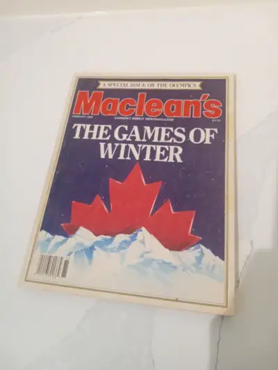 1988 Macleans Magazine, Calgary Olympics, View more