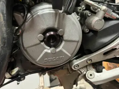 Ducati V2 899 959 1199 1299 left side generator cover factory oem low km no damage or repairs new &...