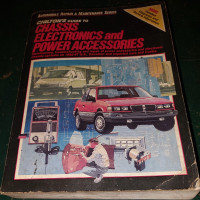 1982-87 Chassis Electronics Accessories Repair Manual Auto Truck