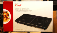SOLD. Cooktop. Master Chef DOUBLE Induction Cooktop w/ 10 Setts