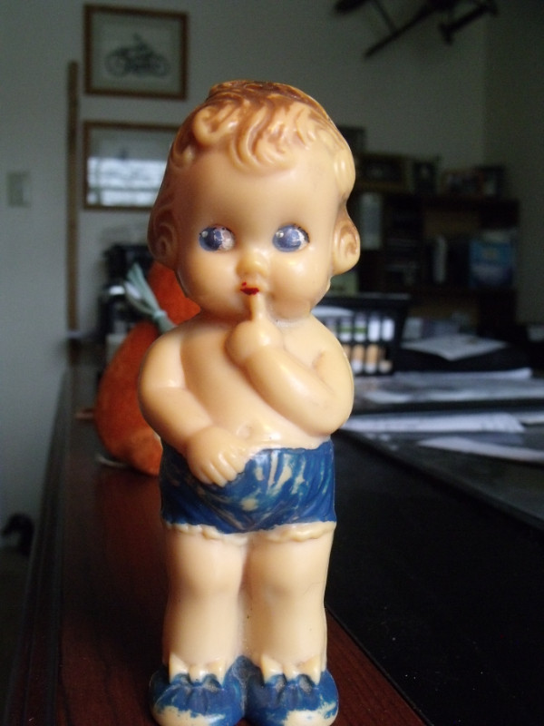 Old Plastic Baby Doll Rattle in Arts & Collectibles in Delta/Surrey/Langley