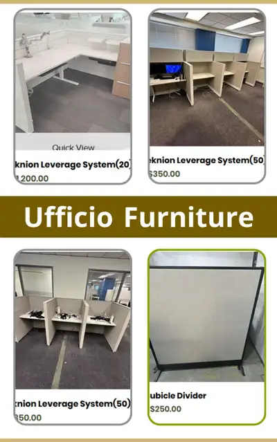 Workspace with Used Cubicles from Ufficio Furniture!, View more