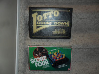 New Retro Board Games. 1982 Score 4, Sealed $30; 1986 Lotto Coun