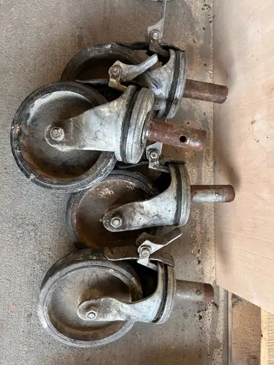 scaffolding wheels ( 1 set left ), View more