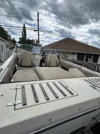 1973 Lund fibreglass boat. 165 hp inboard. Will start and idle in driveway. Bit won’t keep running l...