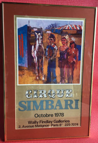 Cirque Simbari Octobre Walley Findlay Galleries Paris-Print-1978