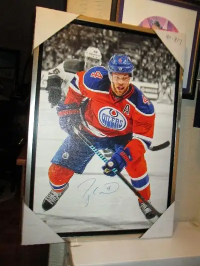 Taylor Hall Signed Framed Canvas by Frameworth, View more