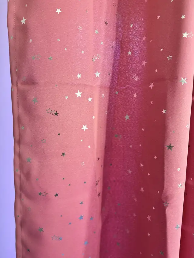 Dorm/baby room modern pink curtains (read below for dimensions) in Window Treatments in Markham / York Region - Image 8