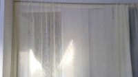 Curtain rod and Panel set