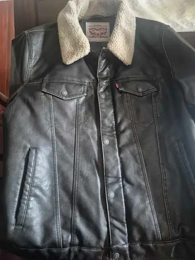 Levi's Faux Leather Jacket (Never worn), View more