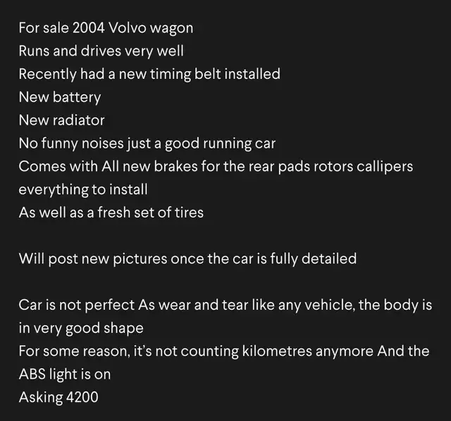 04 Volvo V70 573776085784340487