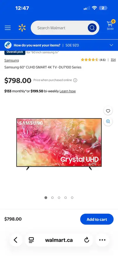 60 inch smart TV, View more