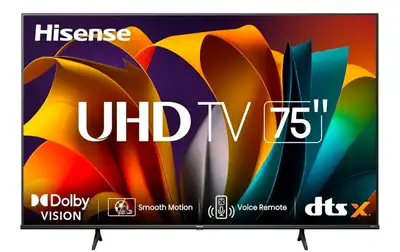 Hisense 75A68N-75 inch 4K UHD Smart Google TV , View more