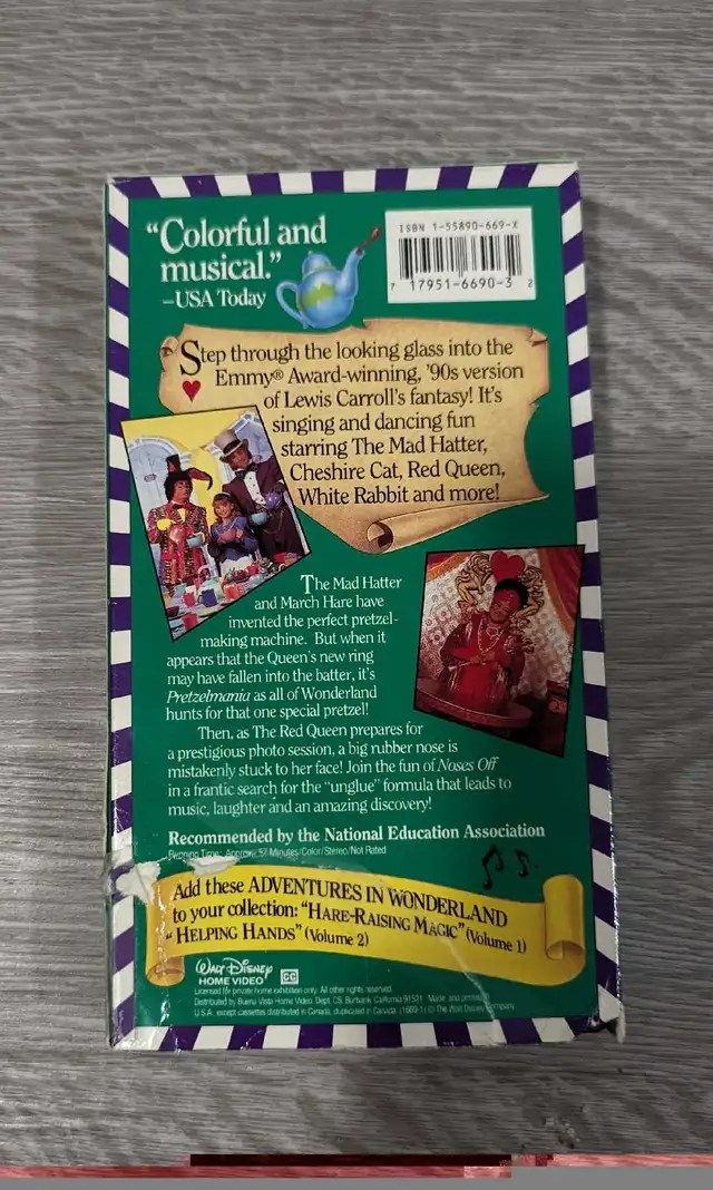 Disney's Adventures in Wonderland VHS Movie  in CDs, DVDs & Blu-ray in City of Toronto - Image 3
