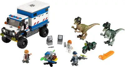 LEGO Jurassic World 75917 Raptor Rampage 3 Minifigures 324 Pcs, View more