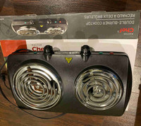 Electric Master chef double burner