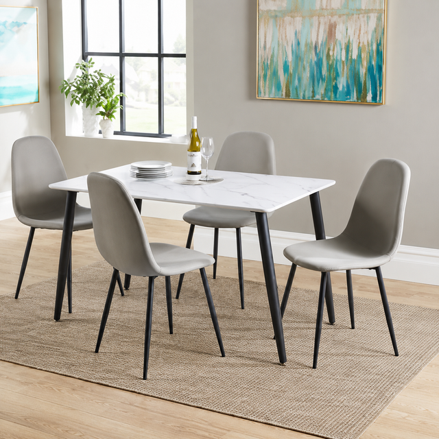 Dining Table and Chairs Set