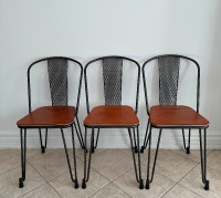 WEST ELM - SET OF 3 DINING / ACCENT CHAIRS **LIKE NEW**