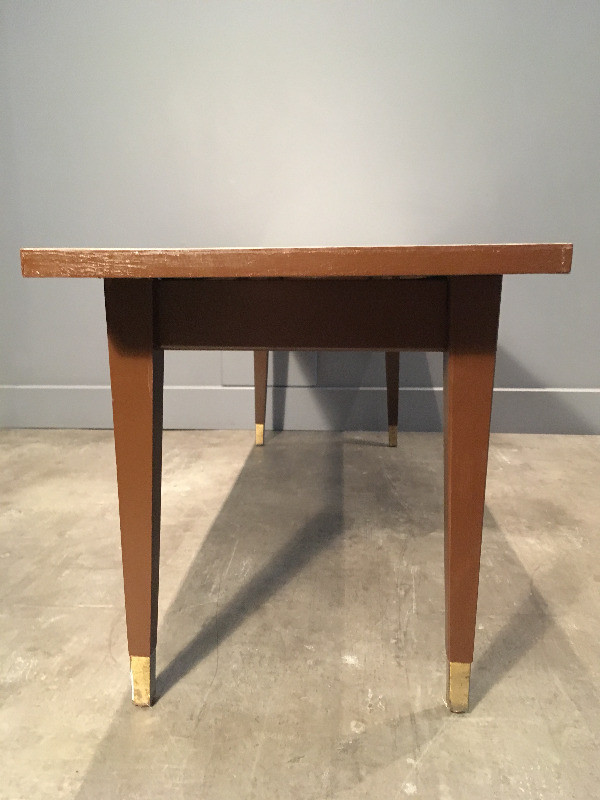 LONGUE TABLE BASSE DE SALON BOIS ARBORITVINTAGE RETRO MIDCENTURY dans Art et objets de collection  à Ville de Montréal - Image 2