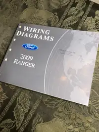 2009 FORD RANGER FACTORY WIRING DIAGRAMS MANUAL #M1056