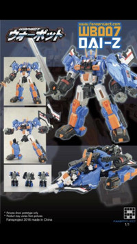 Fansproject Transfomers - Warbot - Dai-Z Dai Atlas Daiatlas