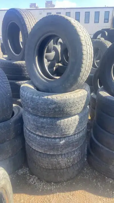 Tires for sale: GOODYEAR WRANGLER KEWLAR LT225/75 R16 116/112R LOADRANGE M+S Set of 4 tires - $150 E...