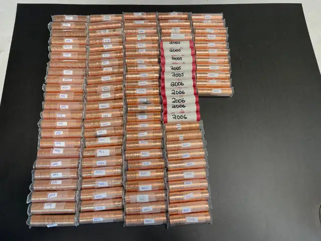 CANADIAN PENNY ROLLS.  NEW in Arts & Collectibles in Edmundston - Image 2