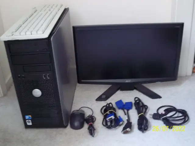 Dell Optiplex 760 QuadCore PC + 20" LCD Monitor etc. in Desktop Computers in Richmond - Image 5