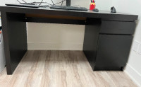 IKEA Malm desk (black)