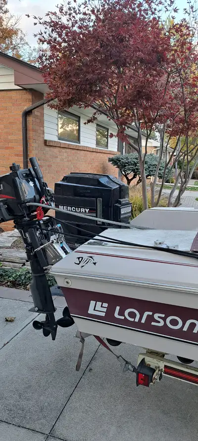 SOLD boat, trolling motor still available . Extremely well cared for and was garaged kept for most o...