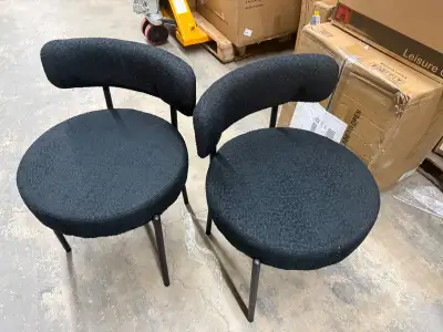 Modern Accent Chair, Upholstered Dining Chairs, Short Plush Fabr, View more