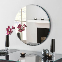 30" Round Circle Mirror NEW Miroir Mural Rond sans cadre 76,2 cm