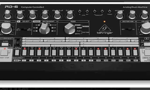 New Behringer RHYTHM DESIGNER RD-6-BK Analog Drum Machine in Pro Audio & Recording Equipment in City of Toronto - Image 2