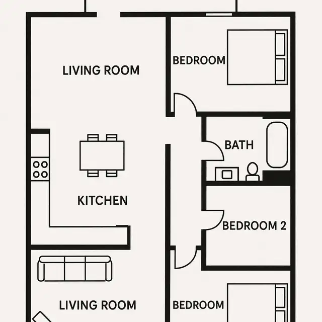 Apartment Rental for Family or Roomates in Room Rentals & Roommates in Renfrew - Image 2