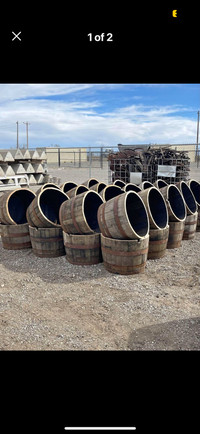ISO Whiskey Barrel Planter