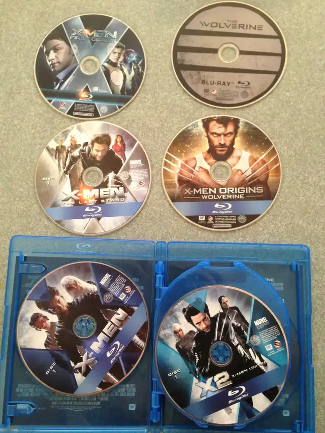 X-Men and the Wolverine Collection 6 blu-ray set mint63347537366529123