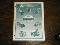 Bolens Tractor  1991 Service Seminar Manual