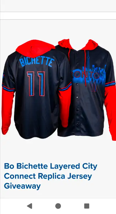Bichette city connect underlay jersey , View more