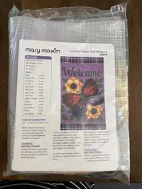 Mary Maxim Butterfly Wall Hanging Kit