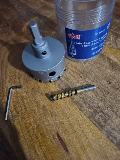 2-3/8" (60mm)  Tungsten Carbide Tipped Hole Saw kit, View more