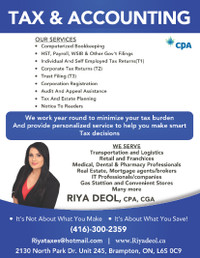 TAX &ACCOUNTING BY CPA-416-300-2359