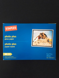 Staples Photo Plus Gloss Paper