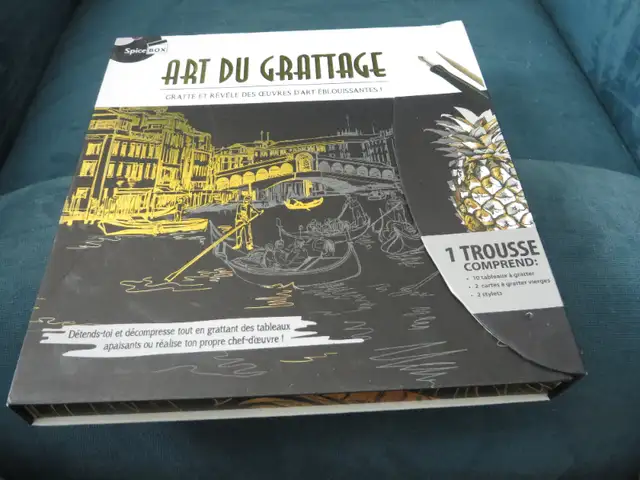 Artisanat -  Art du Grattage in Hobbies & Crafts in Québec City - Image 2